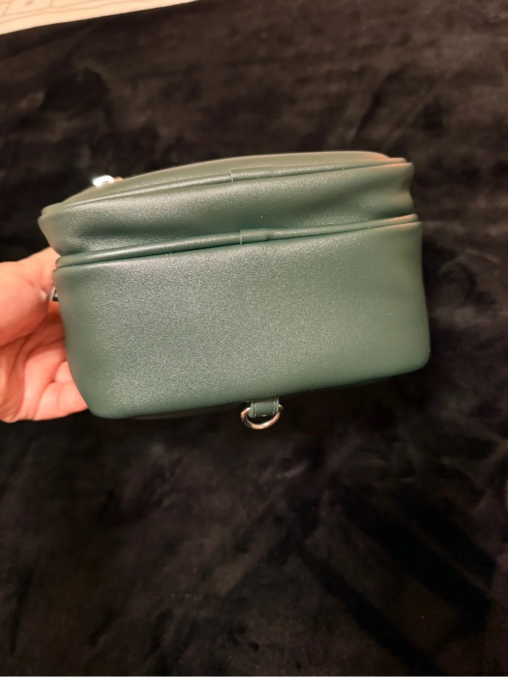 Harry Potter Slytherin mini backpack, faux leather, forest green, NEW